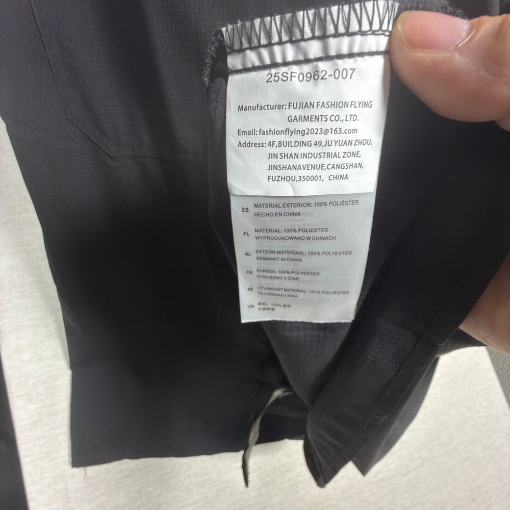 All in Motion Fishing Shirt 4XL Mens Short Sleeve Ripstop Ventilated Black - Picture 5 of 6
